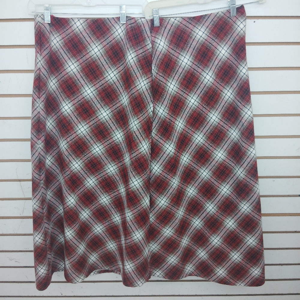 Jessica London Plaid Women's Skirt Size 28W - Picture 8 of 8